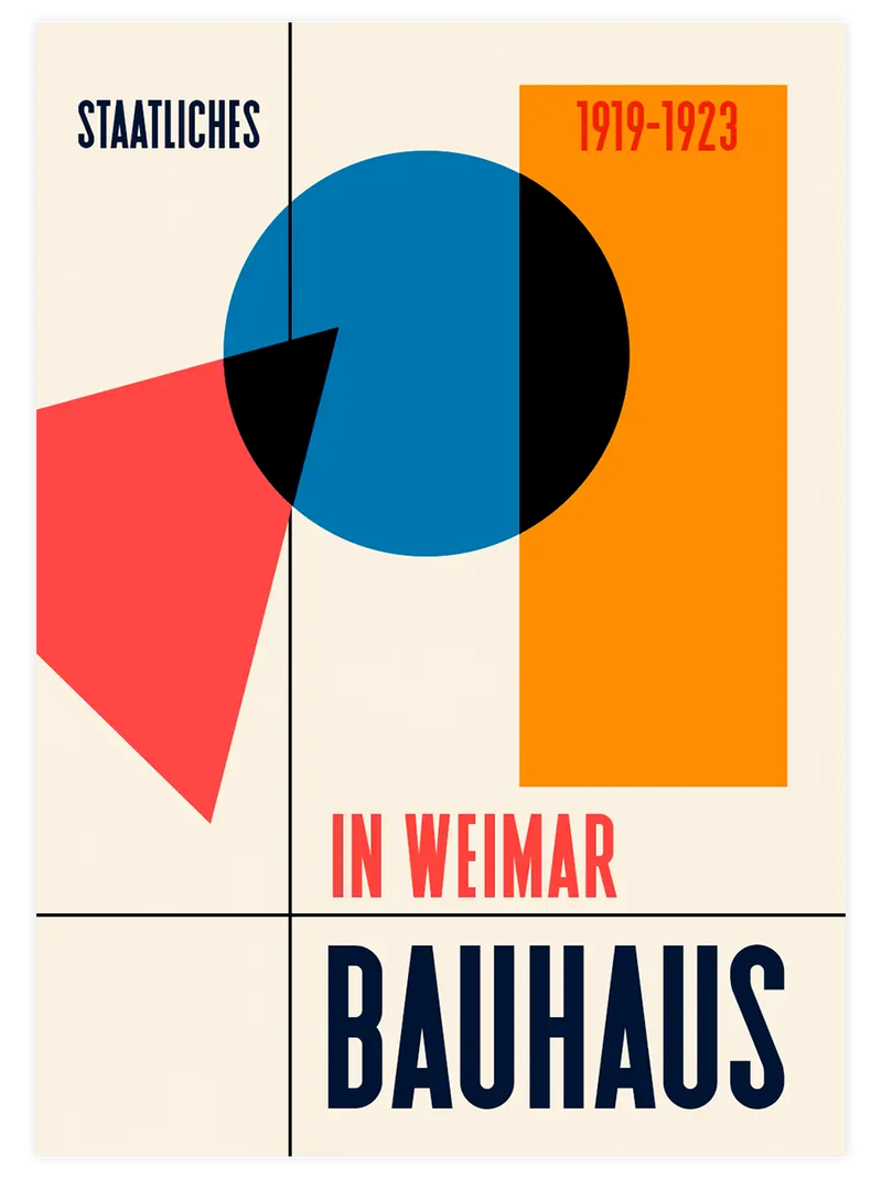 Bauhaus N6 - Art Print Ünlü Ressamlar Poster
