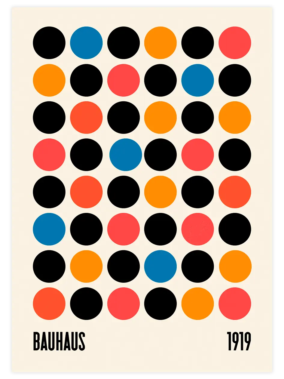 Bauhaus N1 - Art Print Ünlü Ressamlar Poster