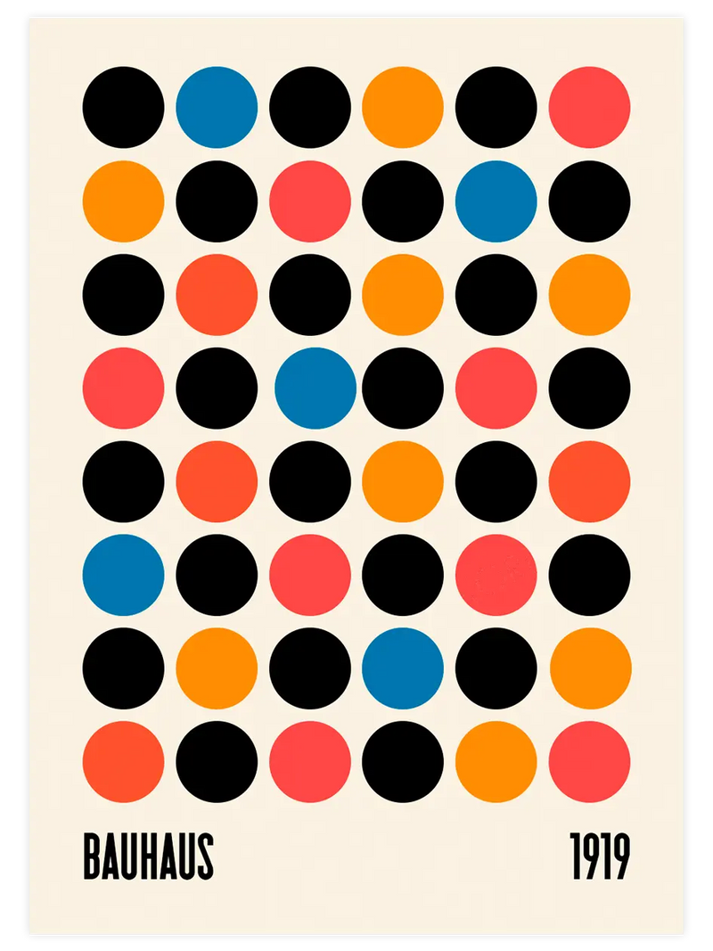 Bauhaus N1 - Art Print Ünlü Ressamlar Poster