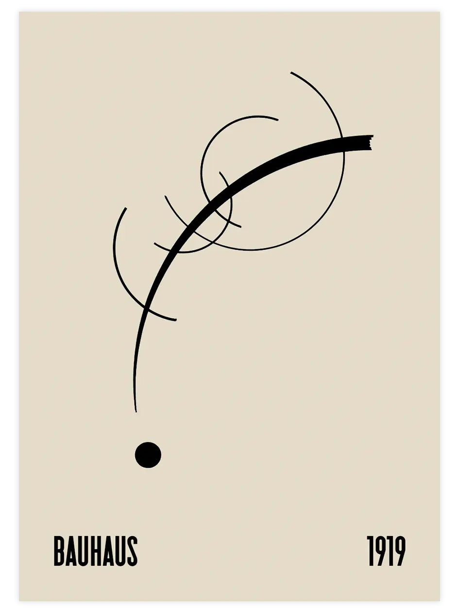 Bauhaus N4 - Art Print Ünlü Ressamlar Poster