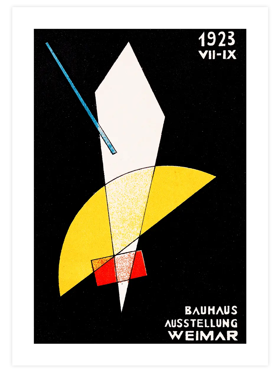Bauhaus Afiş - Art Print Ünlü Ressamlar Poster