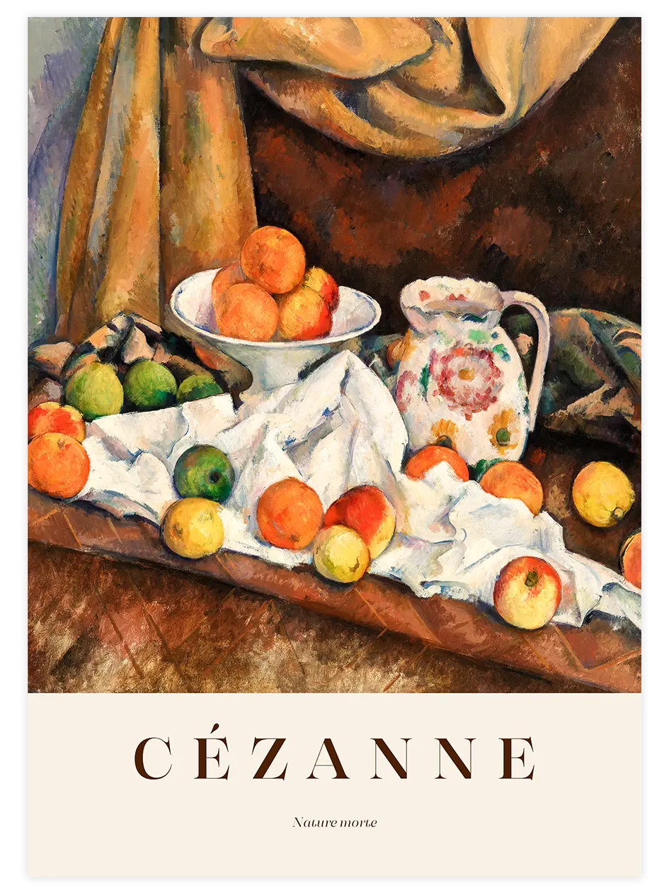 Cezanne Nature Morte - Art Print Ünlü Ressamlar Poster