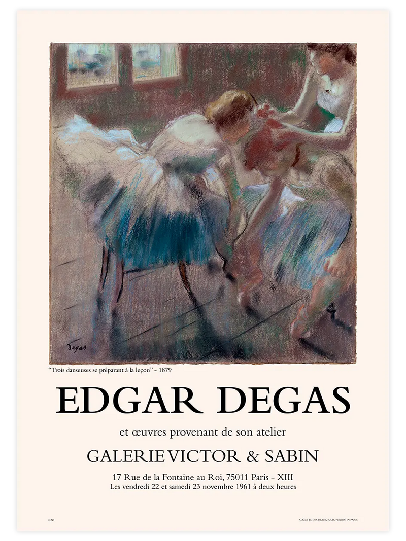 Edgar Degas Afiş N2 - Art Print Ünlü Ressamlar Poster