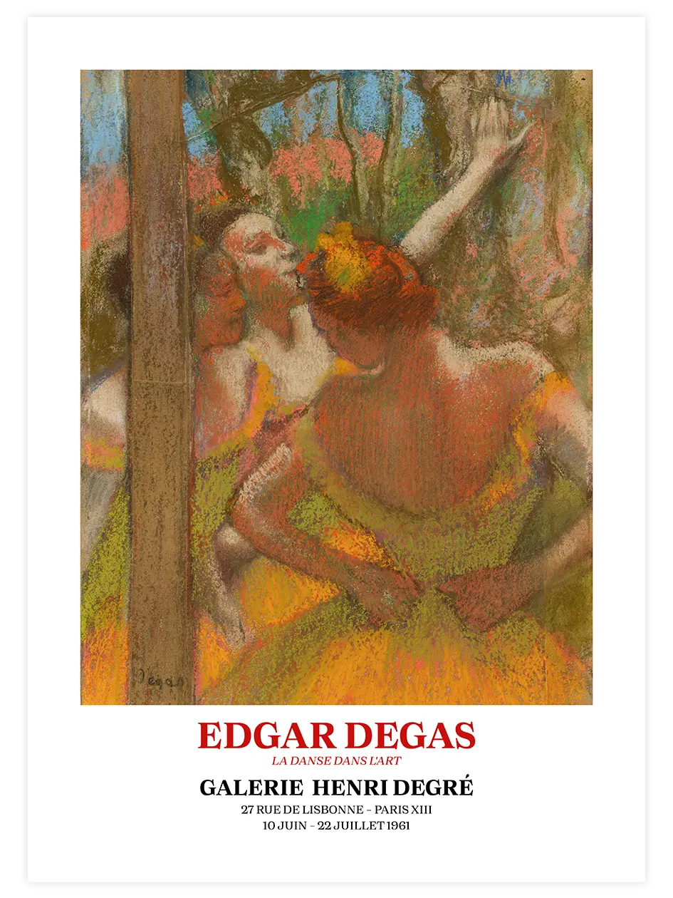 Edgar Degas Afiş N6 - Art Print Ünlü Ressamlar Poster