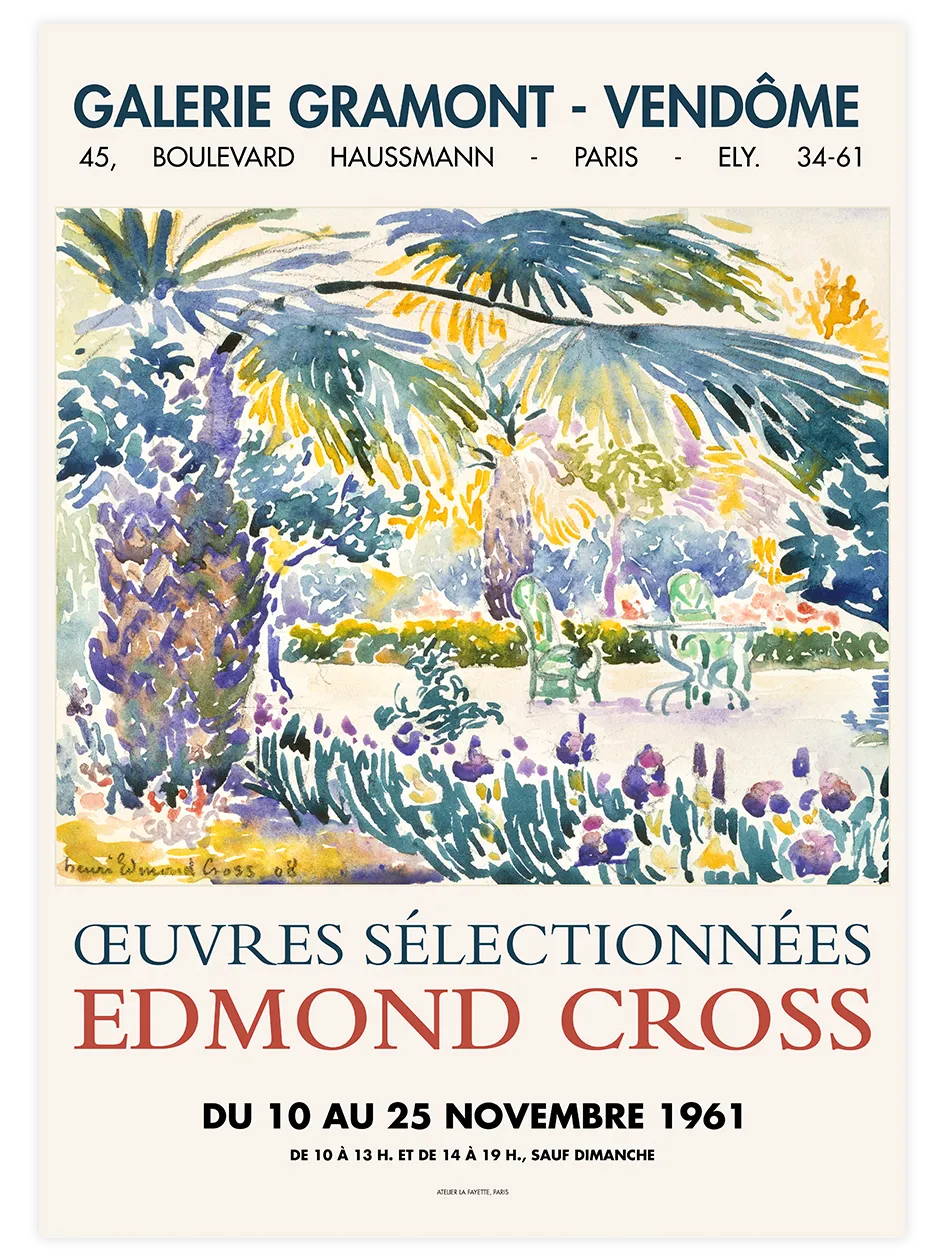 Edmond Cross Afiş N4 - Art Print Ünlü Ressamlar Poster