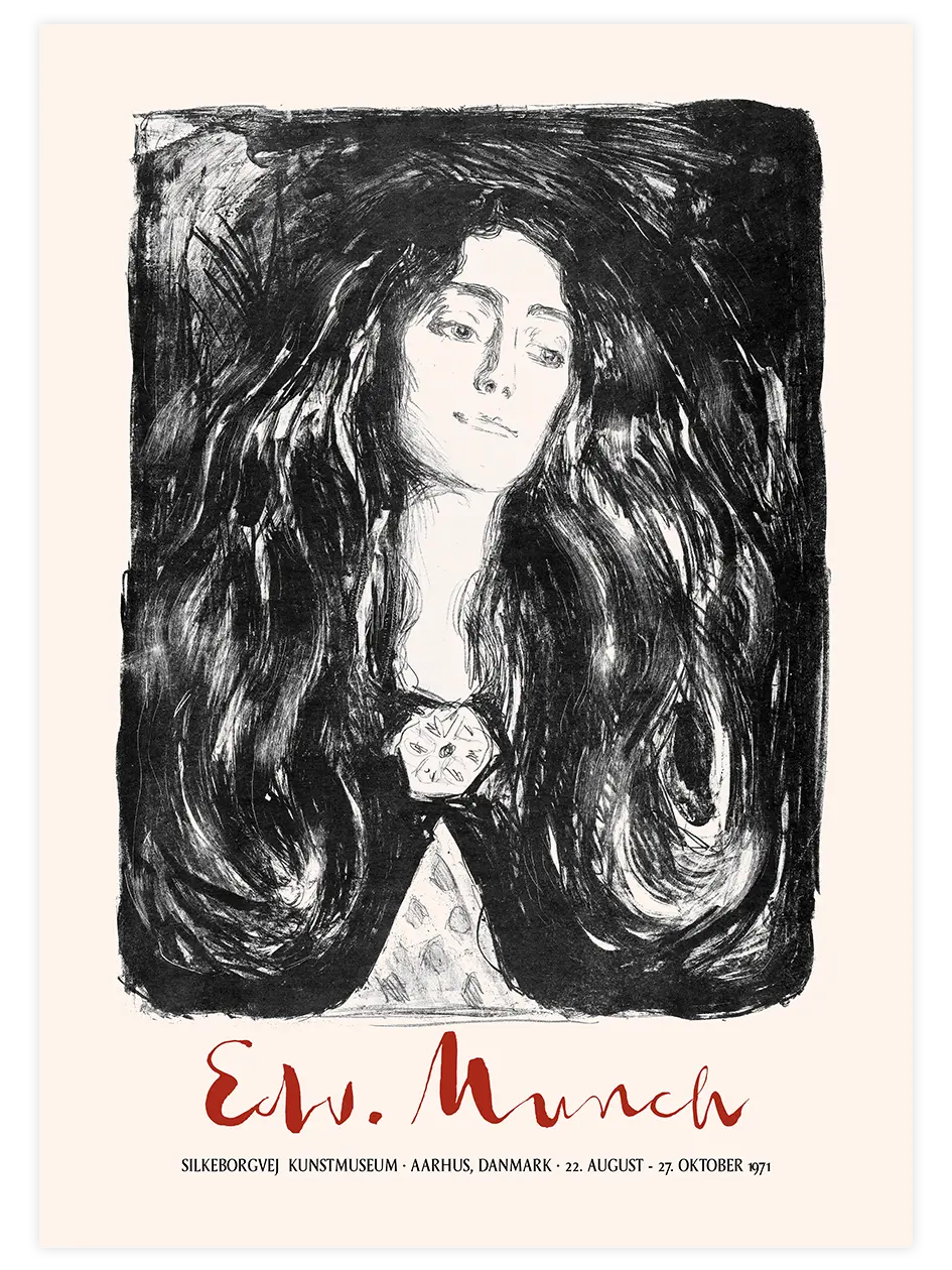 Edvard Munch Afiş - Art Print Ünlü Ressamlar Poster