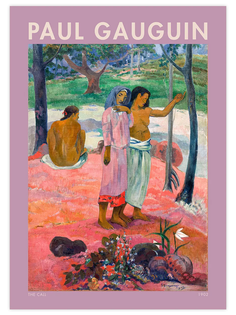 Paul Gauguin The Call - Art Print Ünlü Ressamlar Poster