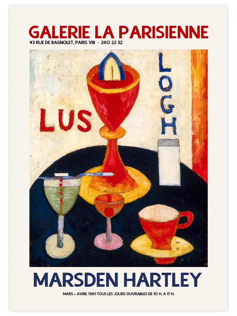 Marsden Hartley Afiş N2 - Art Print Ünlü Ressamlar Poster