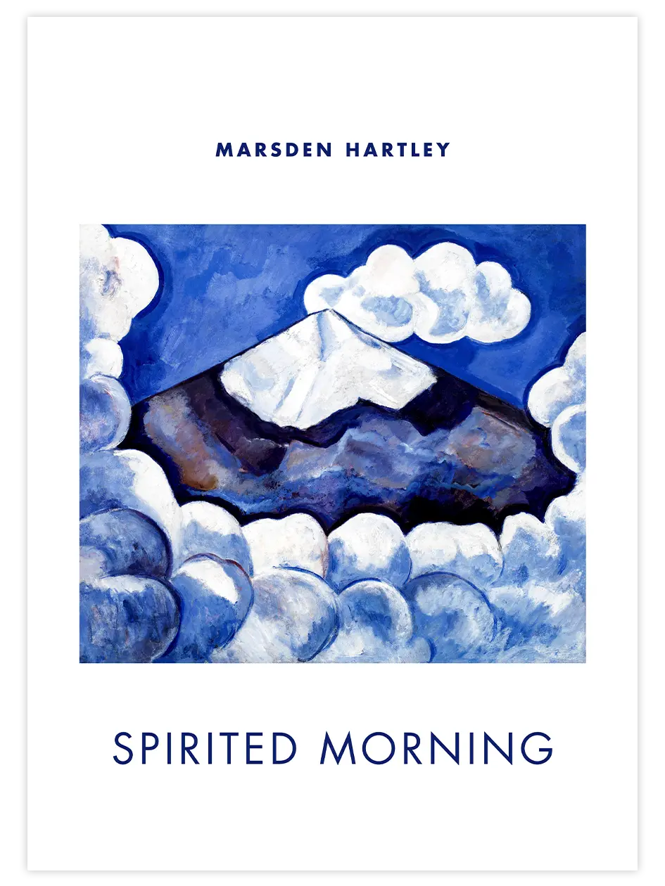 Marsden Hartley Spirited Morning - Art Print Ünlü Ressamlar Poster