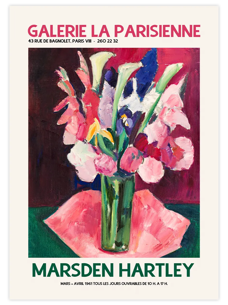 Marsden Hartley Afiş N3- Art Print Ünlü Ressamlar Poster
