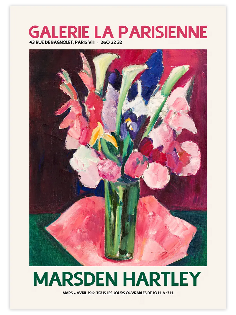Marsden Hartley Afiş N3- Art Print Ünlü Ressamlar Poster