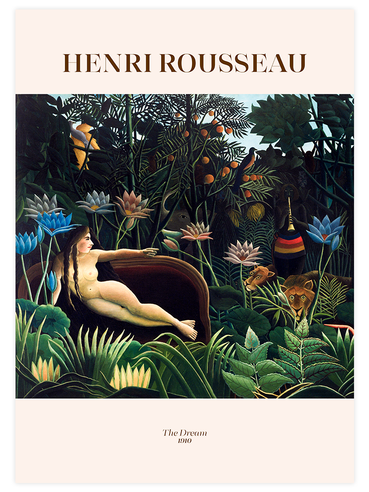 Henri Rousseau The Dream - Poster Seti Duo Poster