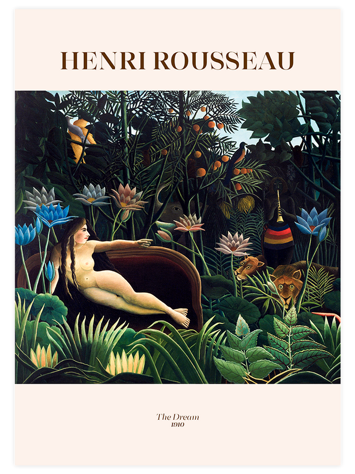 Henri Rousseau The Dream - Poster Seti Duo Poster