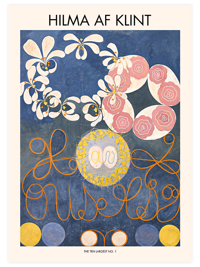Hilma Af Klint The Ten Largest No.1 & 2 - Poster Seti Duo