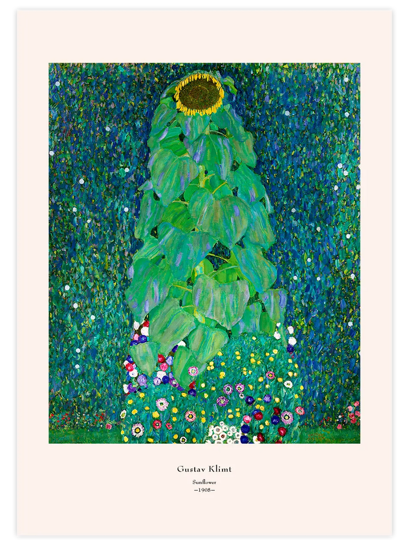 Gustav Klimt The Sunflower - Art Print Ünlü Ressamlar Poster
