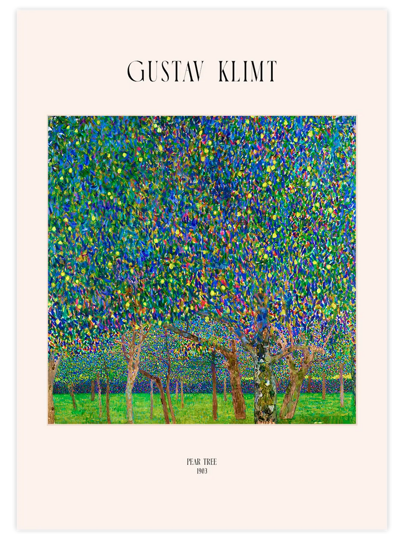 Klimt Pear Tree - Art Print Ünlü Ressamlar Poster