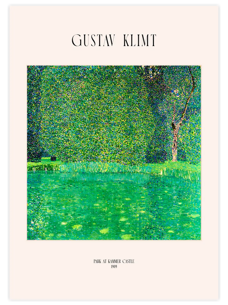 Klimt Park at Kammer Castle - Art Print Ünlü Ressamlar Poster