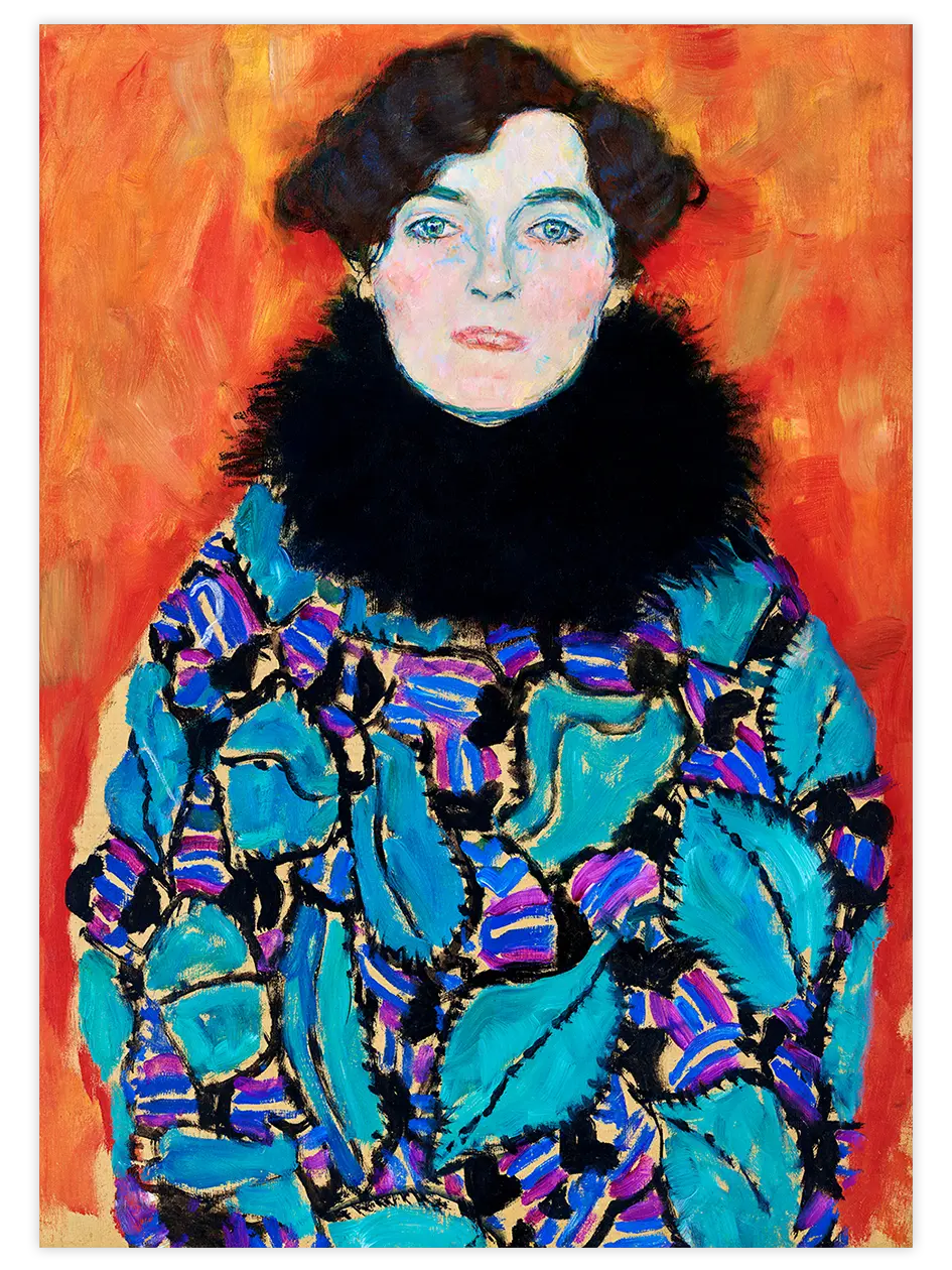 Klimt Johanna Staude Portresi - Art Print Ünlü Ressamlar Poster