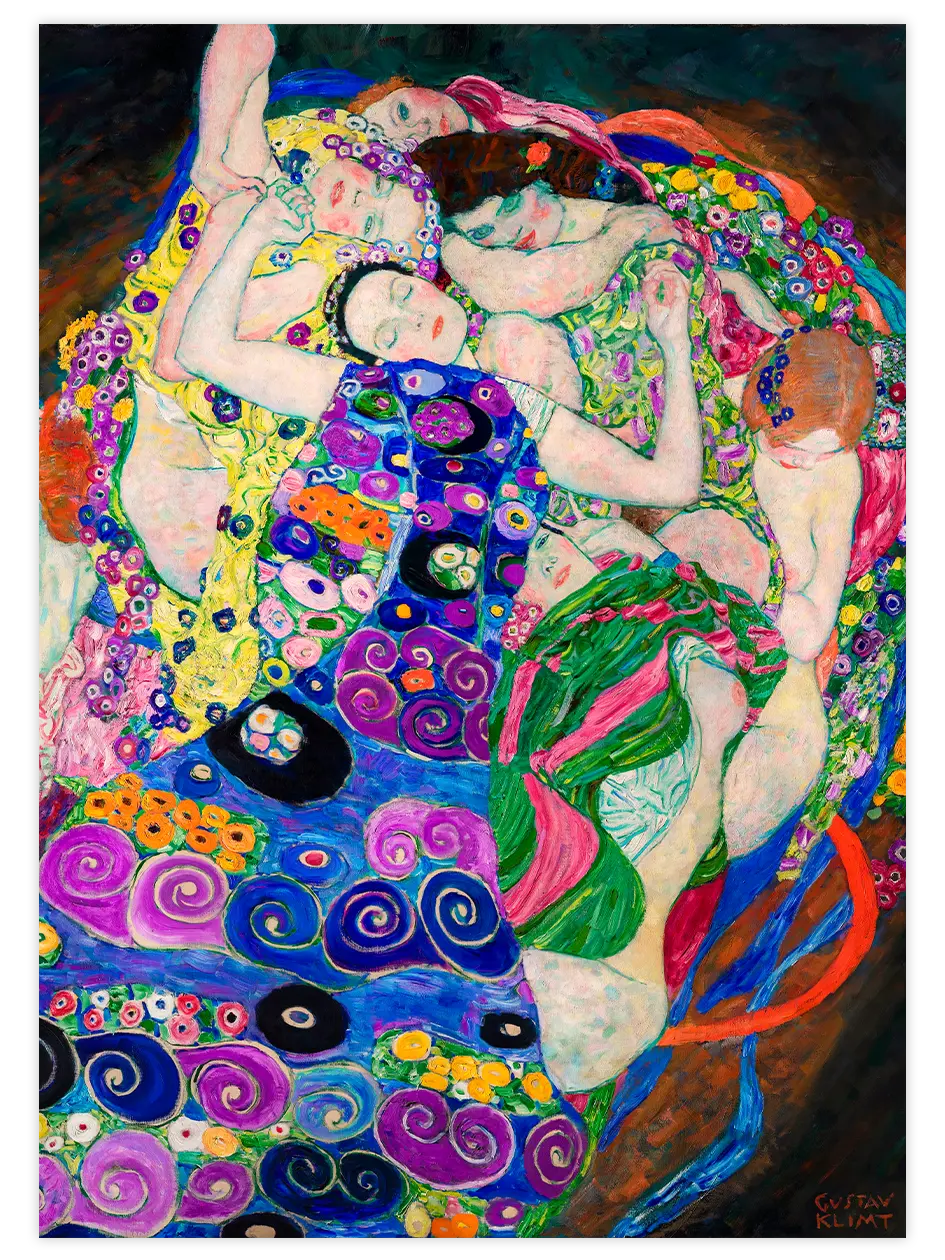 Gustav Klimt The Virgin - Art Print Ünlü Ressamlar Poster
