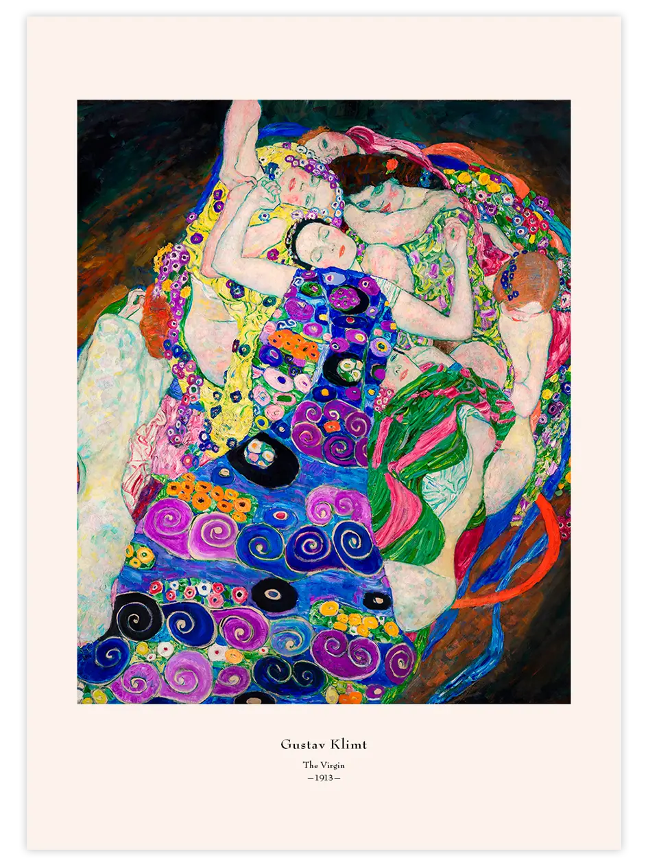Gustav Klimt The Virgin - Art Print Ünlü Ressamlar Poster