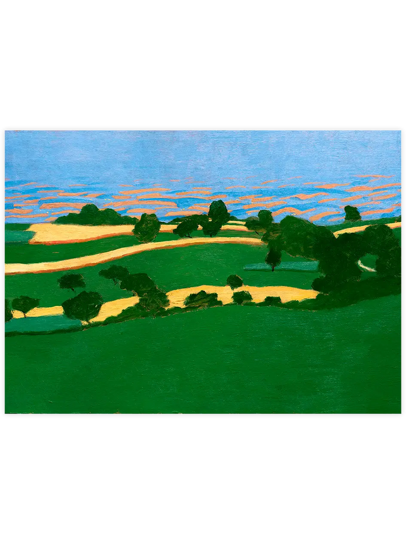 Felix Vallotton Corn Fields - Art Print Ünlü Ressamlar Poster