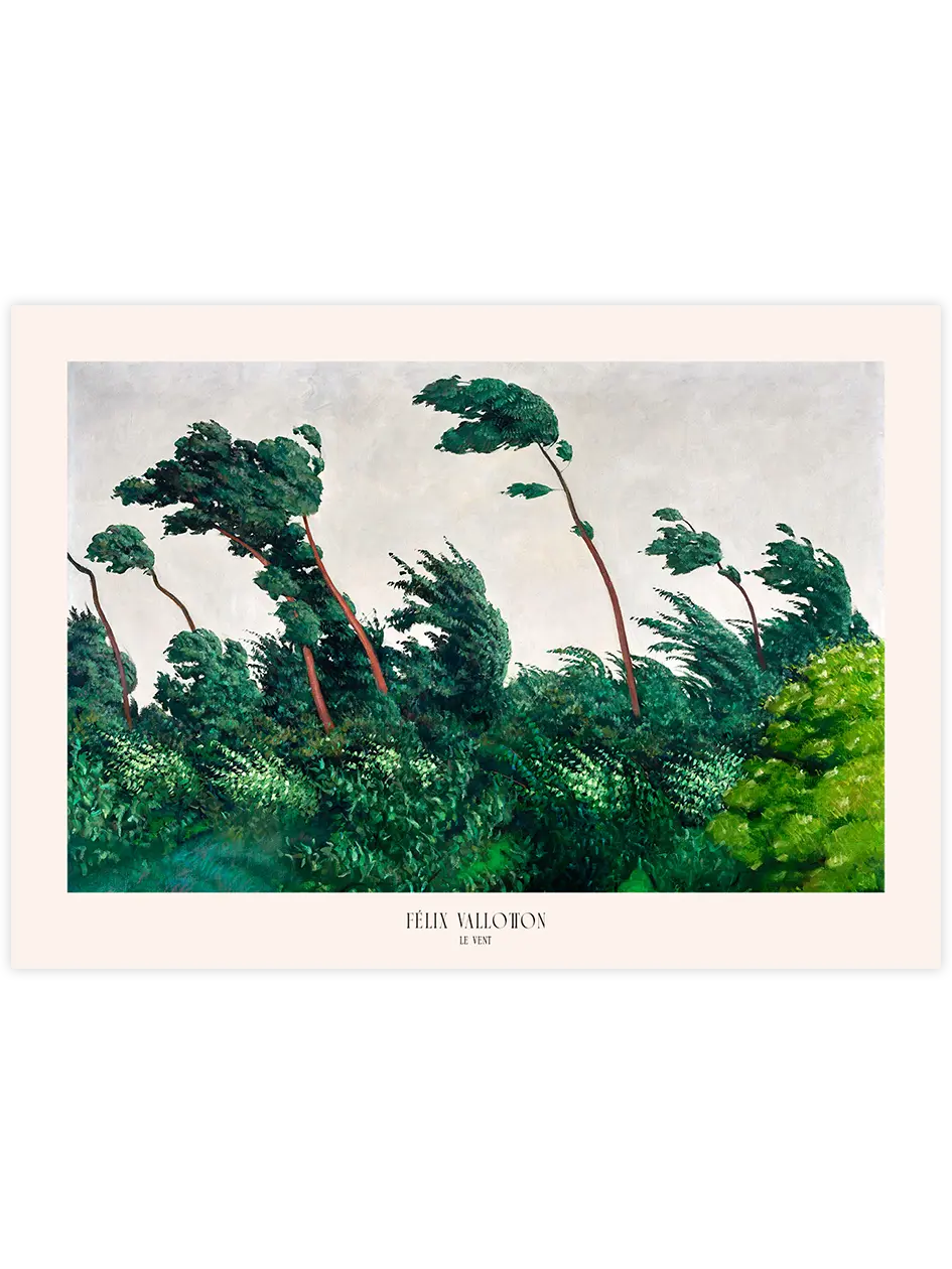 Felix Vallotton The Wind - Art Print Ünlü Ressamlar Poster