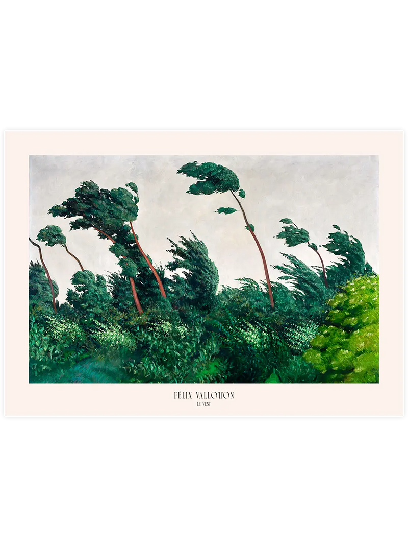 Felix Vallotton The Wind - Art Print Ünlü Ressamlar Poster