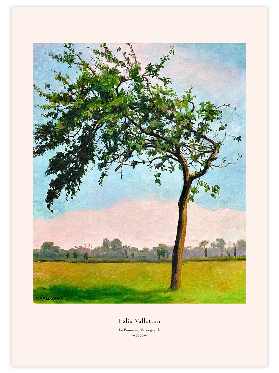 Félix Vallotton Le Pommier, Varengeville - Art Print Ünlü Ressamlar Poster