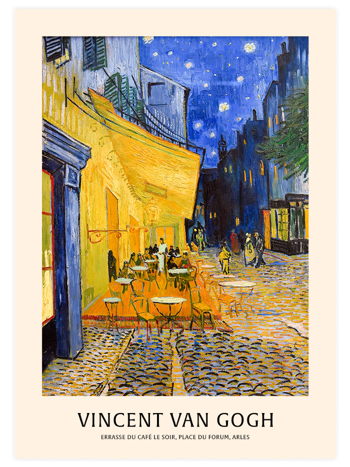 Van Gogh Gece Kahvesi - Poster Seti Duo Poster