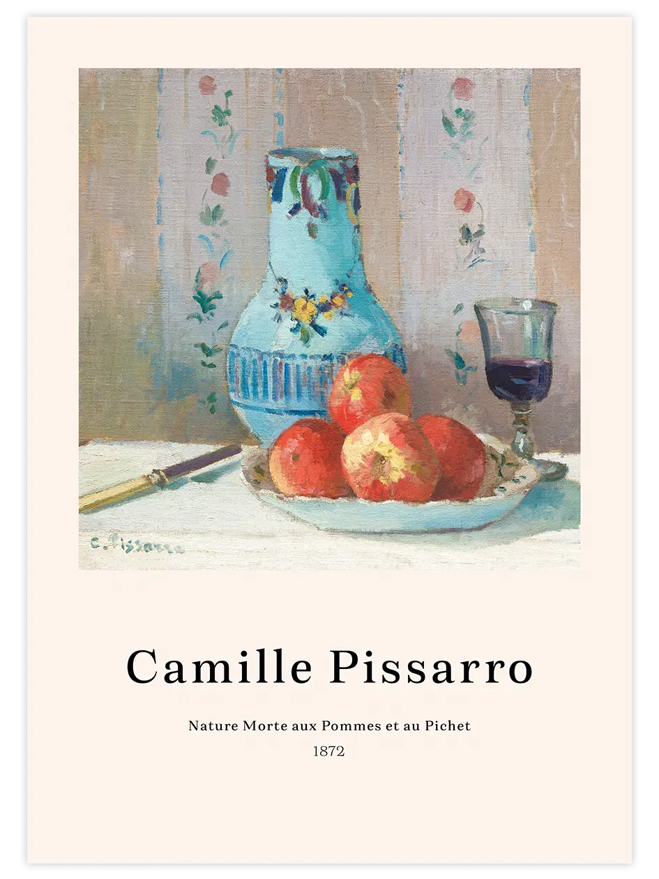 Pissarro Still Life - Art Print Ünlü Ressamlar Poster