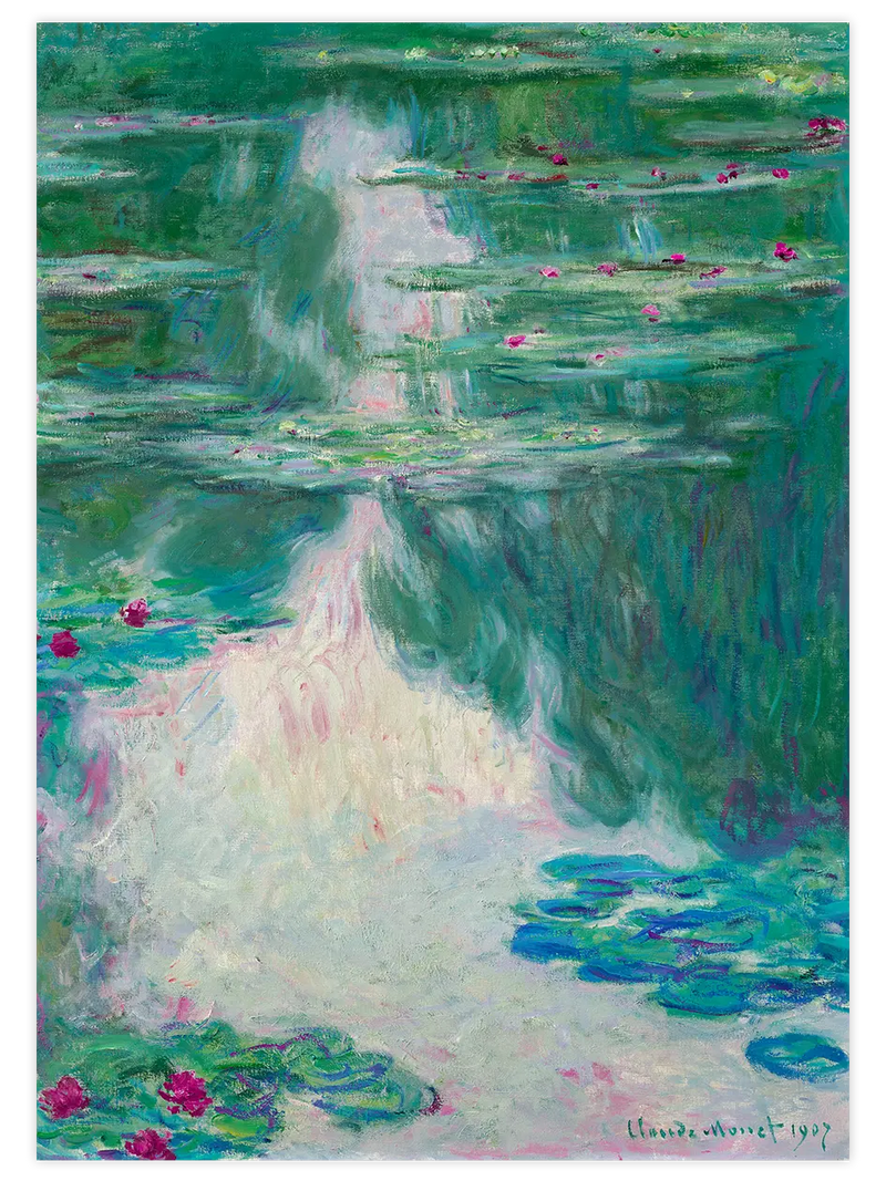 Claude Monet Nympheas - Art Print Ünlü Ressamlar Poster
