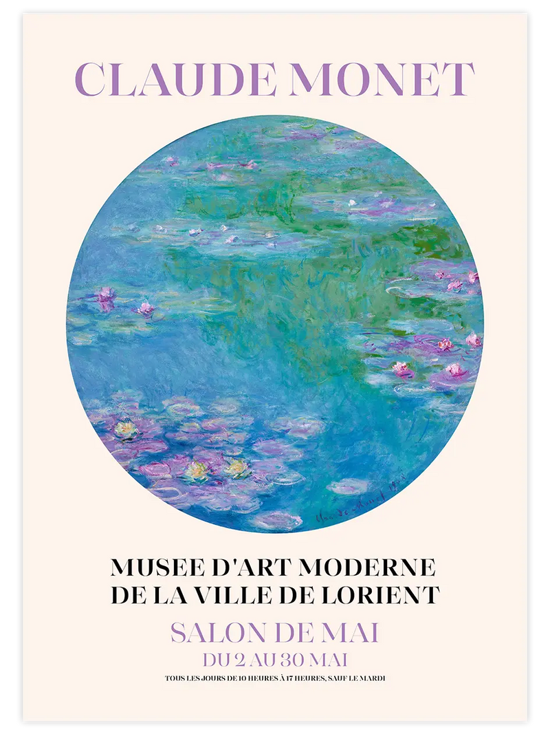 Claude Monet Afiş N5 - Art Print Ünlü Ressamlar Poster