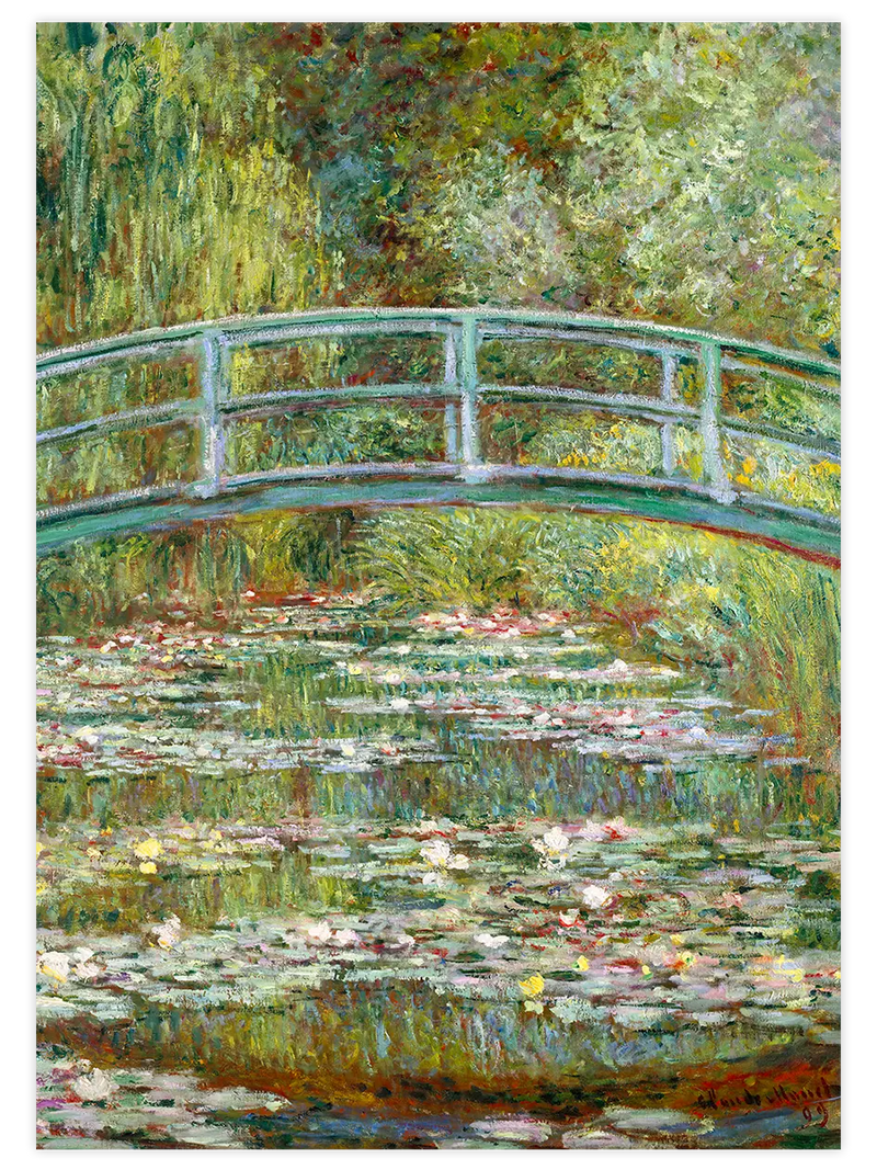 Claude Monet The Waterlily Pond - Art Print Ünlü Ressamlar Poster