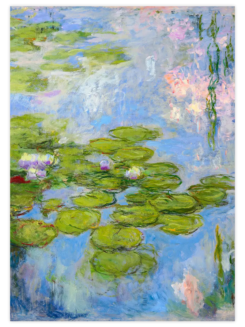 Claude Monet Water Lilies - Art Print Ünlü Ressamlar Poster