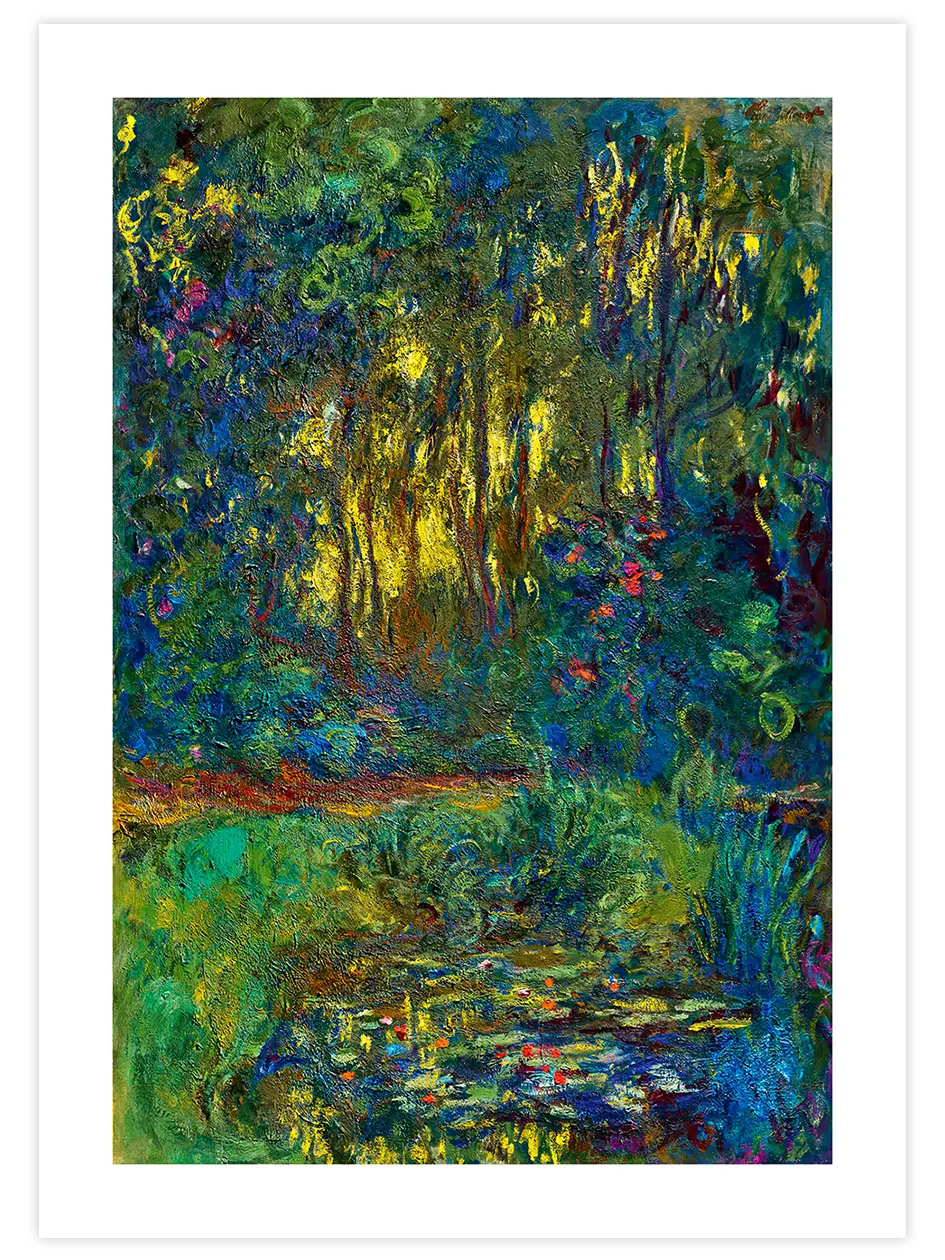 Monet Corner of the Basin of the Nymphéas - Art Print Ünlü Ressamlar Poster