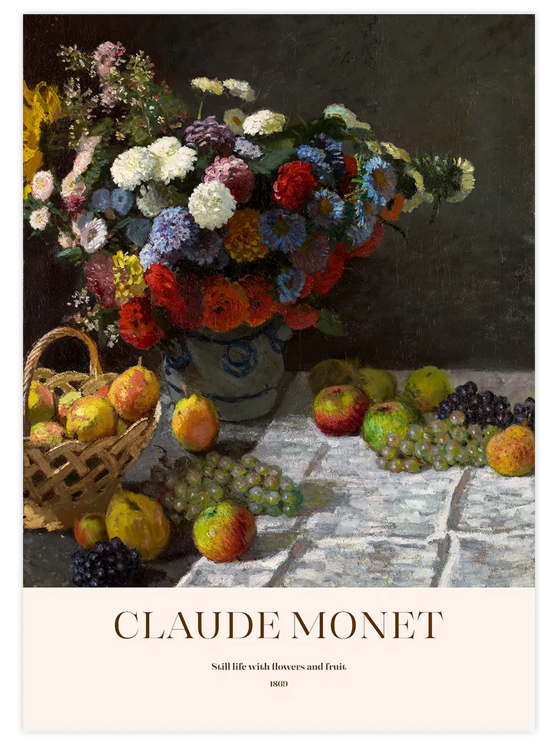 Claude Monet Still Life - Art Print Ünlü Ressamlar Poster