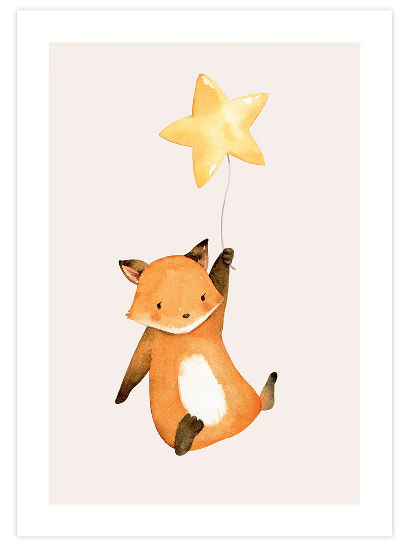 Tilkicik - Art Print Çocuk Odası Poster