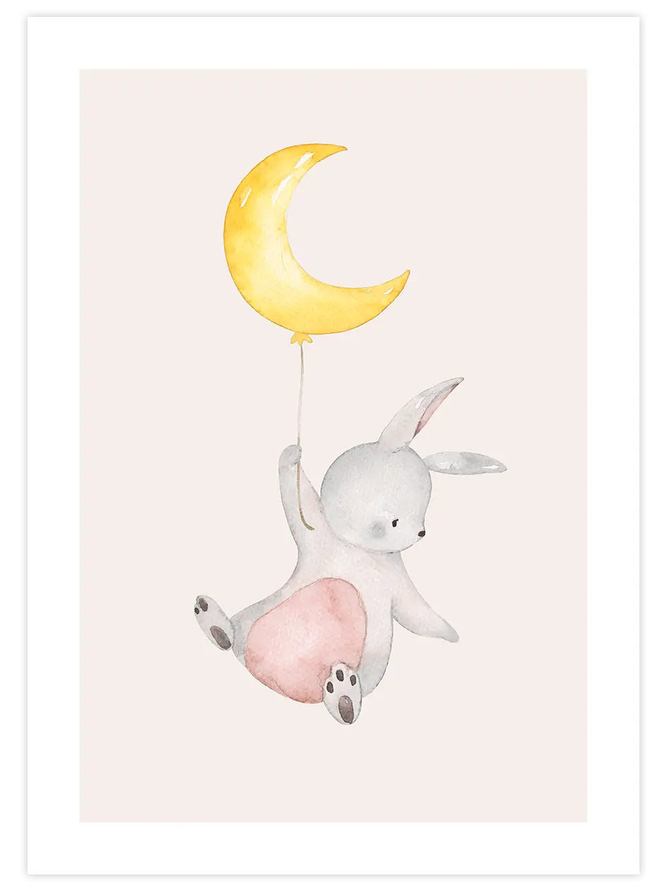 Tavşancık - Art Print Çocuk Odası Poster