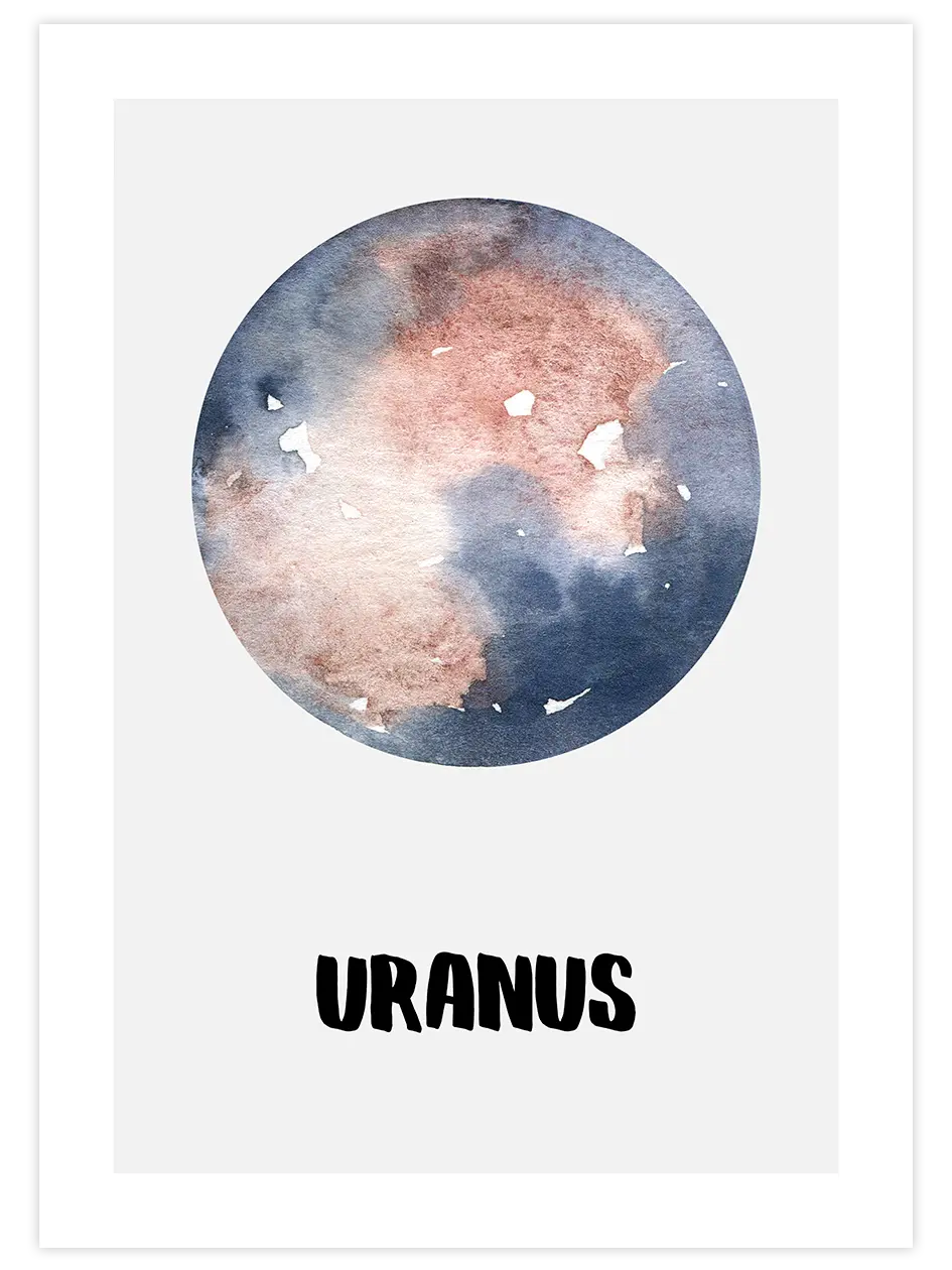 Uranus - Art Print Çocuk Odası Poster