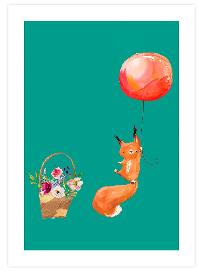 Minik Tilki - Art Print Çocuk Odası Poster