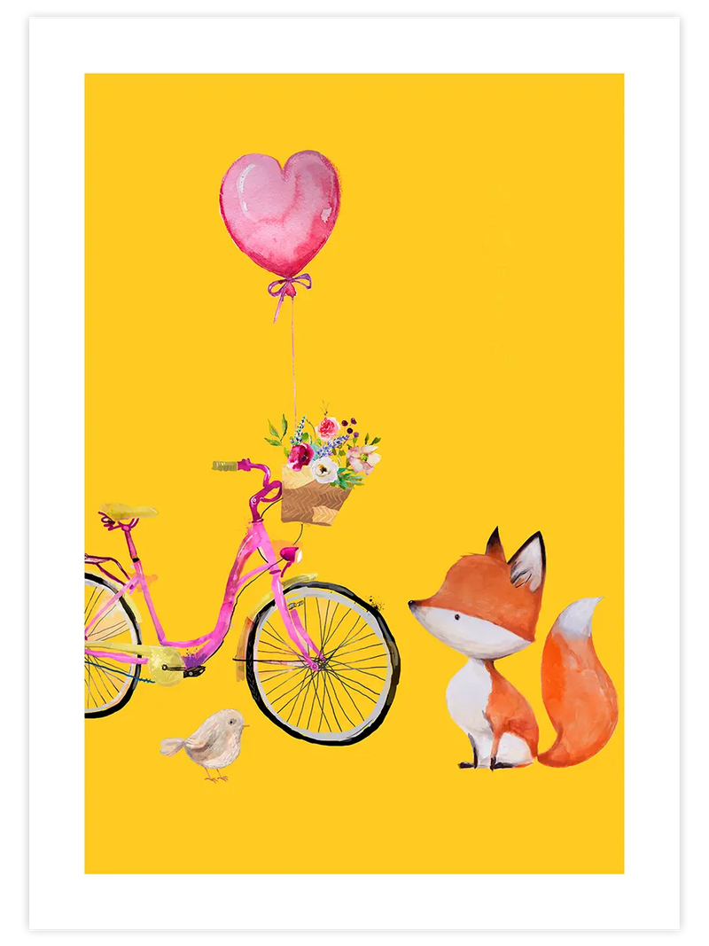 Minik Tilki N2 - Art Print Çocuk Odası Poster