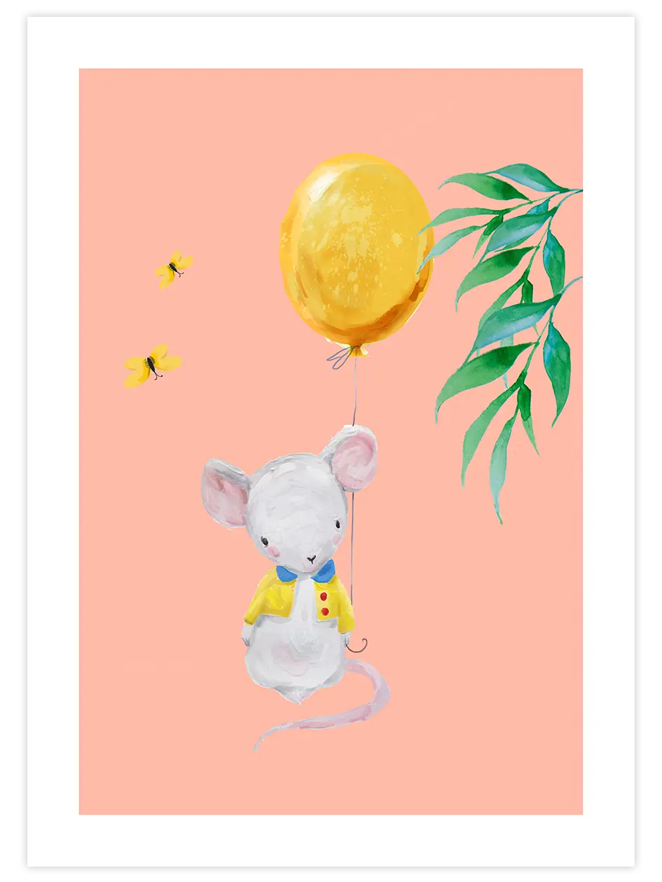 Minik Fare - Art Print Çocuk Odası Poster