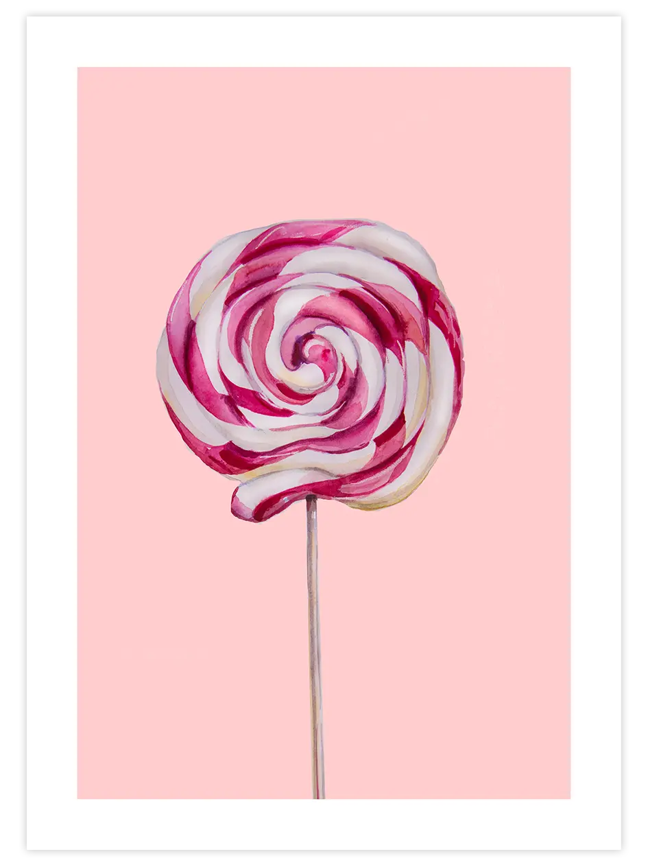 Sweet Like A Lollipop - Art Print Çocuk Odası Poster