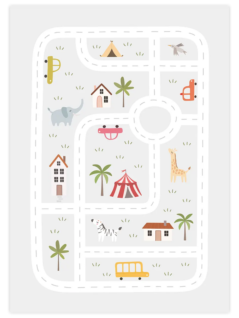 Downtown - Art Print Çocuk Odası Poster
