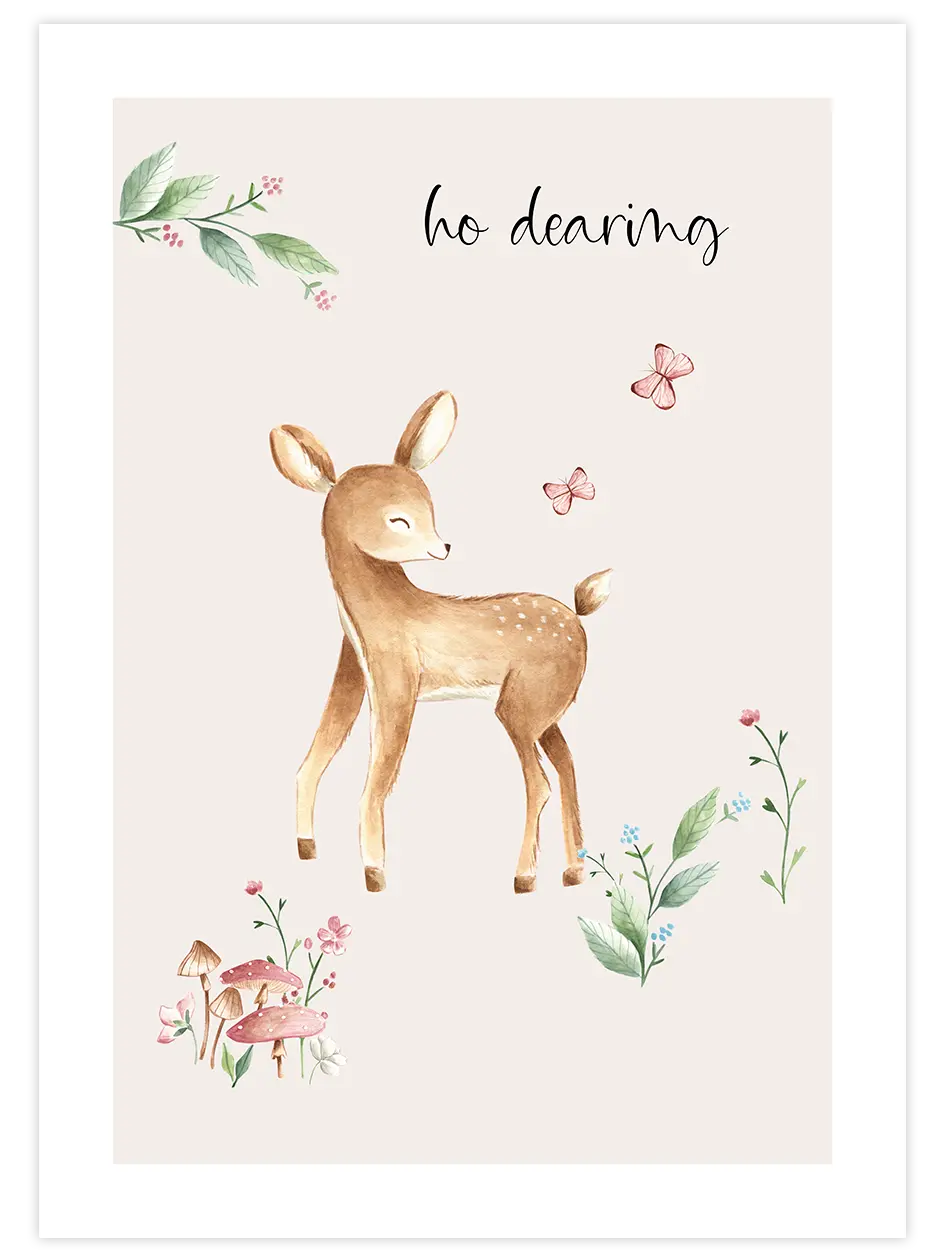 Dearing - Art Print Çocuk Odası Poster