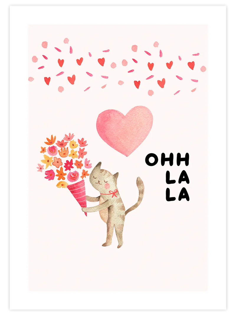 Oh Lala - Art Print Çocuk Odası Poster