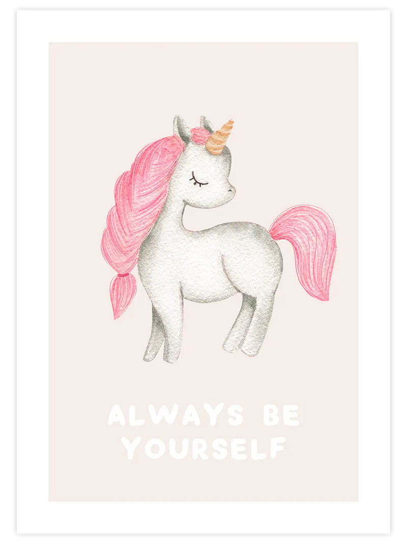 Licorn - Art Print Çocuk Odası Poster