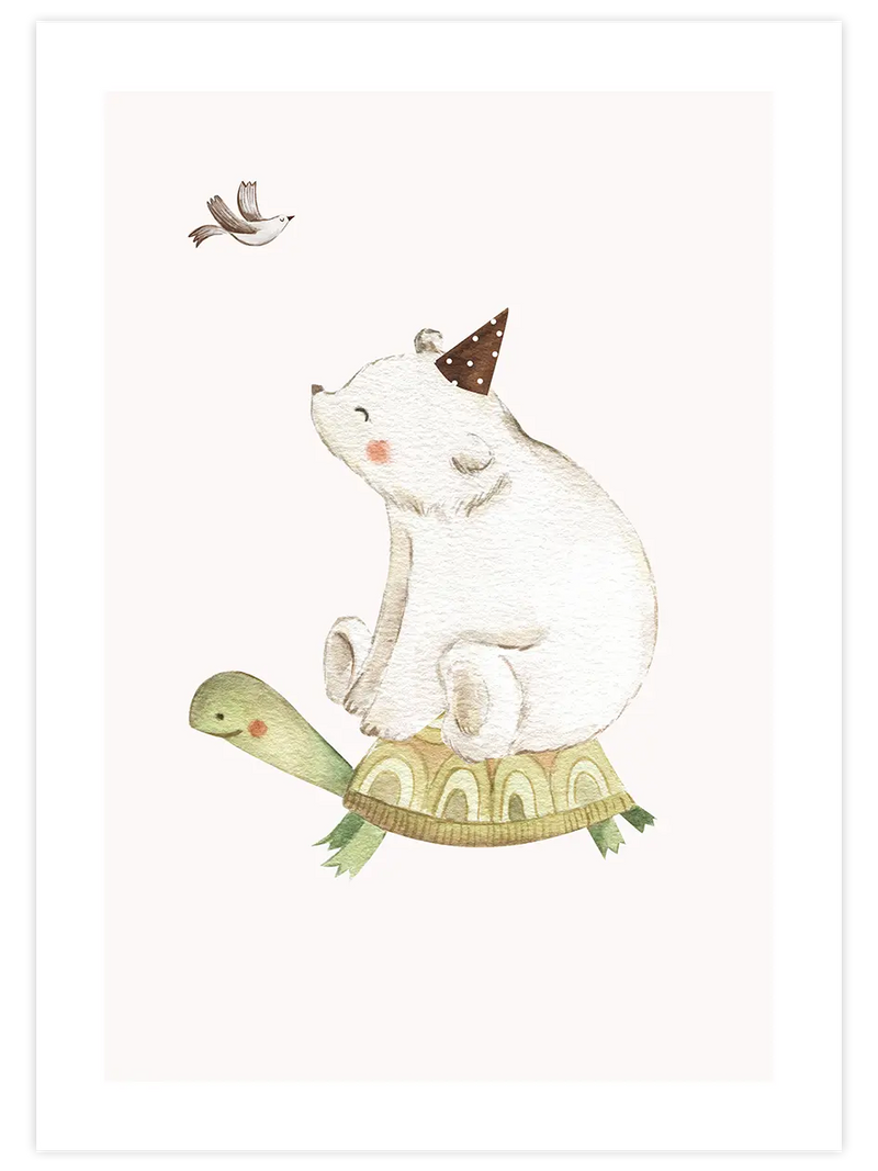 Küçük Ayı - Art Print Çocuk Odası Poster
