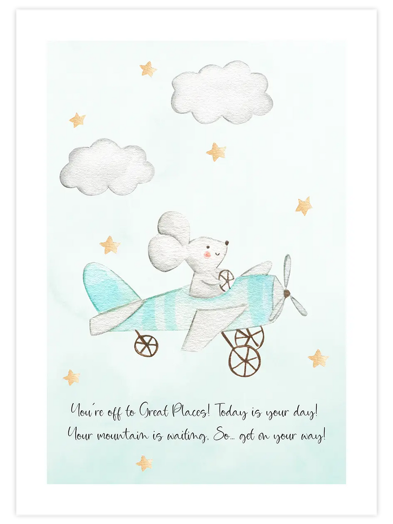 Get On Your Way - Art Print Çocuk Odası Poster