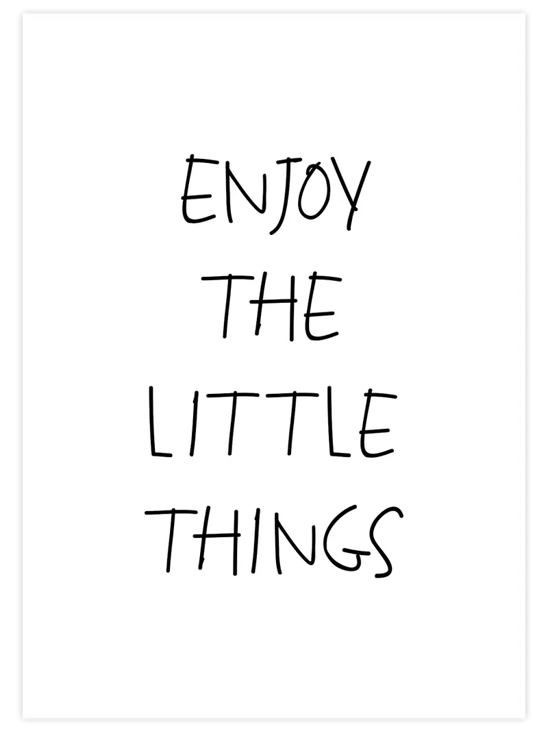 Little Things - Art Print Çocuk Odası Poster